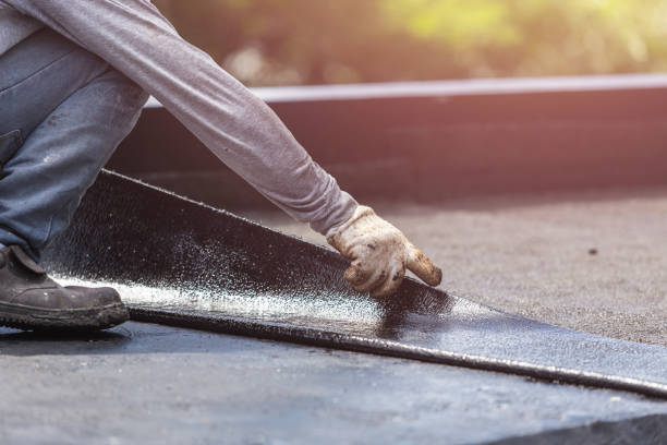 Professional Exterior Waterproofing technician working in White Marsh, MD